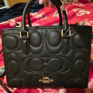 Coach Maggie Small Tote Bag In Signature Leather